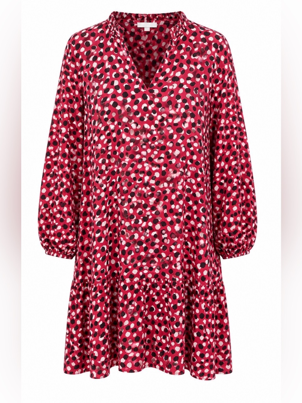 Free Assembly Red &‎ Black  Polka Dot Shift Dress. XXL